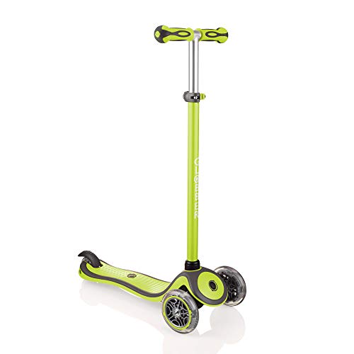 Globber - Primo Plus - Trottinette Ajustables à 3 Roues pour Les Enfants âgés de 3 Ans à 9 Ans +