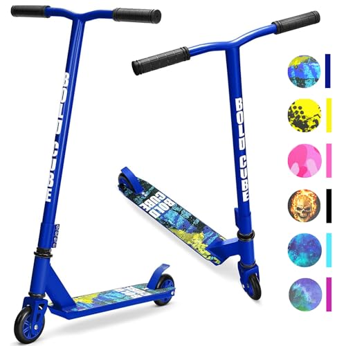 BOLDCUBE Stunt Scooter | Trottinette Freestyle 6-12 8-12 Ans | Freestyle Pro 360° | Aluminium | ABEC 7 | Enfants Ados et Adultes