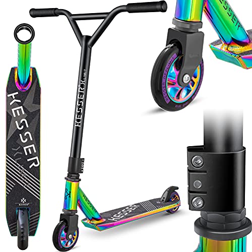 KESSER® Trottinette | Trottinette de Loisir | Trottinette Freestyle X-Limit | Direction à 360°, avec roulement à Billes ABEC 9...